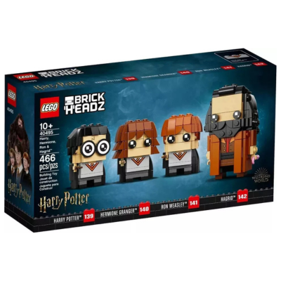 Lego Harry Potter 40495 Brickheadz Harry, Hermione, Ron e Hagrid