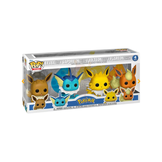 Pokémon POP!  4 Pack eevee Evolution