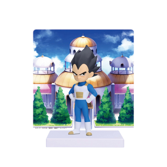 Dragon Ball Daima Figura di Vegeta con pannello da 14 cm