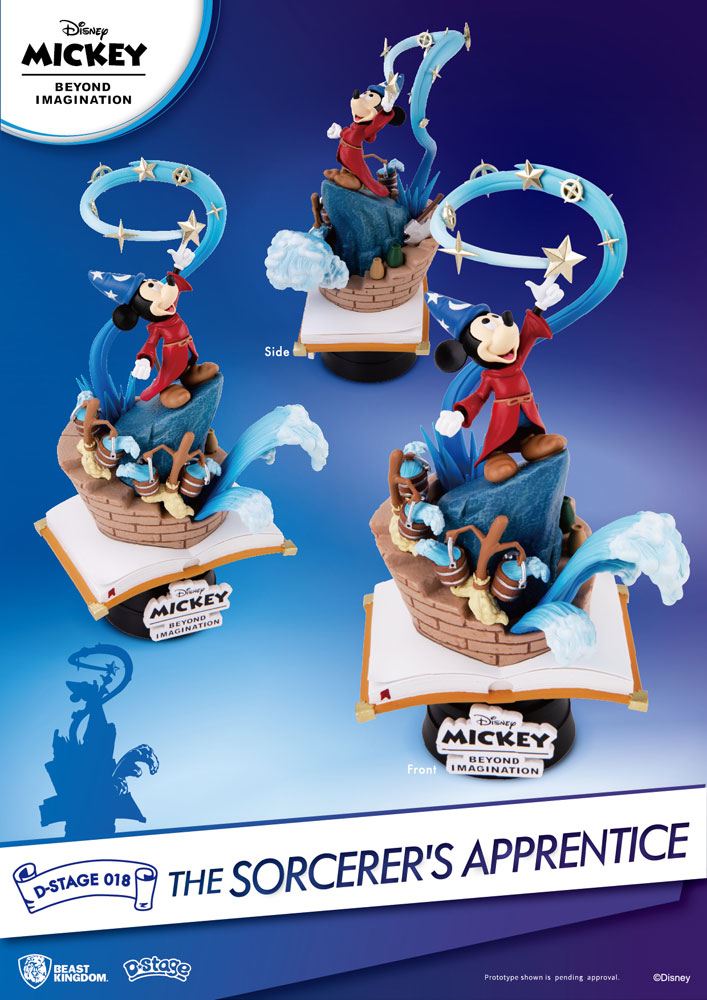 Mickey Beyond Imagination D-Stage Diorama The Sorcerer's Apprentice 15cm